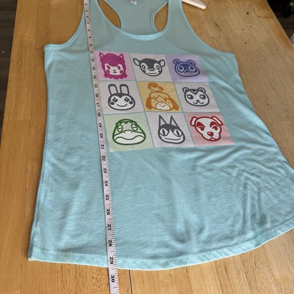 Nintendo Animal Crossing Portrait Racerback Tank Top Women’s Baby Blue XXL GUC - Picture 10 of 10